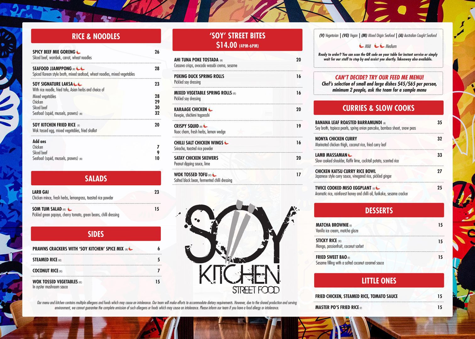 SOY Kitchen main menu - June 2026 1
